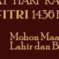 Selamat Idul Fitri 1436 H