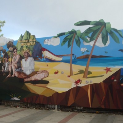 Yuk Berimajinasi di Wall Anugerah Alam Indonesia!