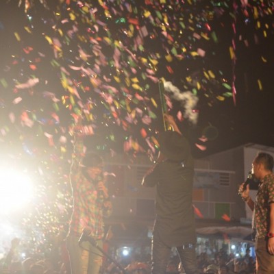 Tabur Rasa Tahun Baru di Pelabuhan Ratu